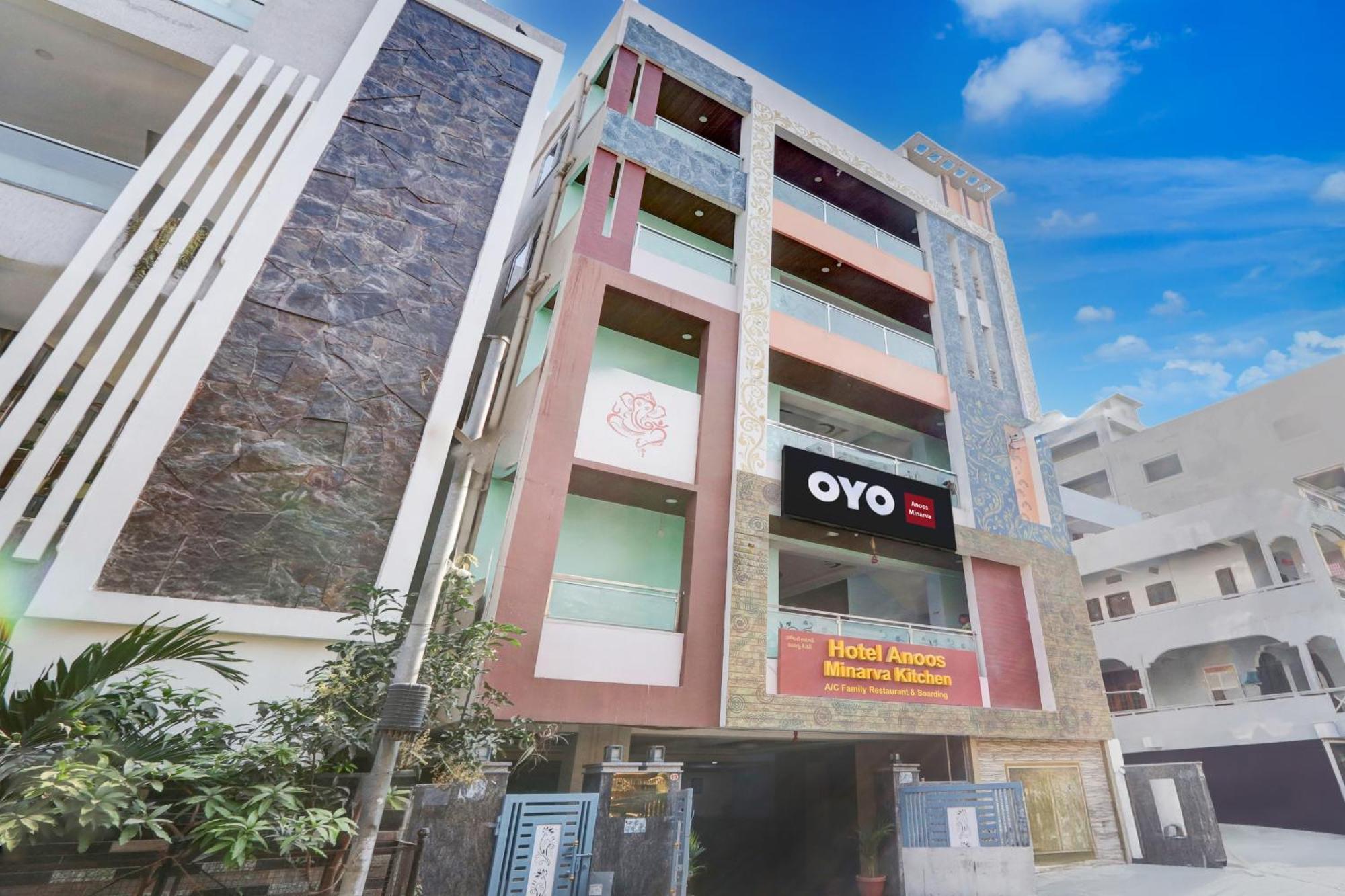 Hotel O Anoos Minarva Hyderabad Exterior foto